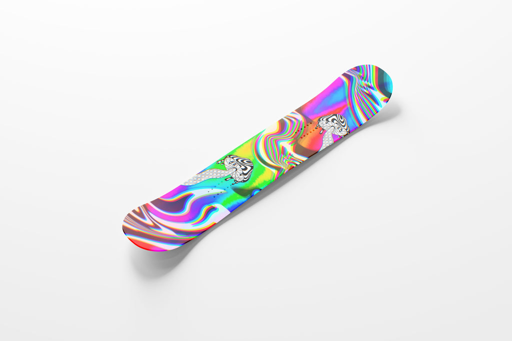 Trippy Mushroom Snowboard Folie - Wrap für dein Board