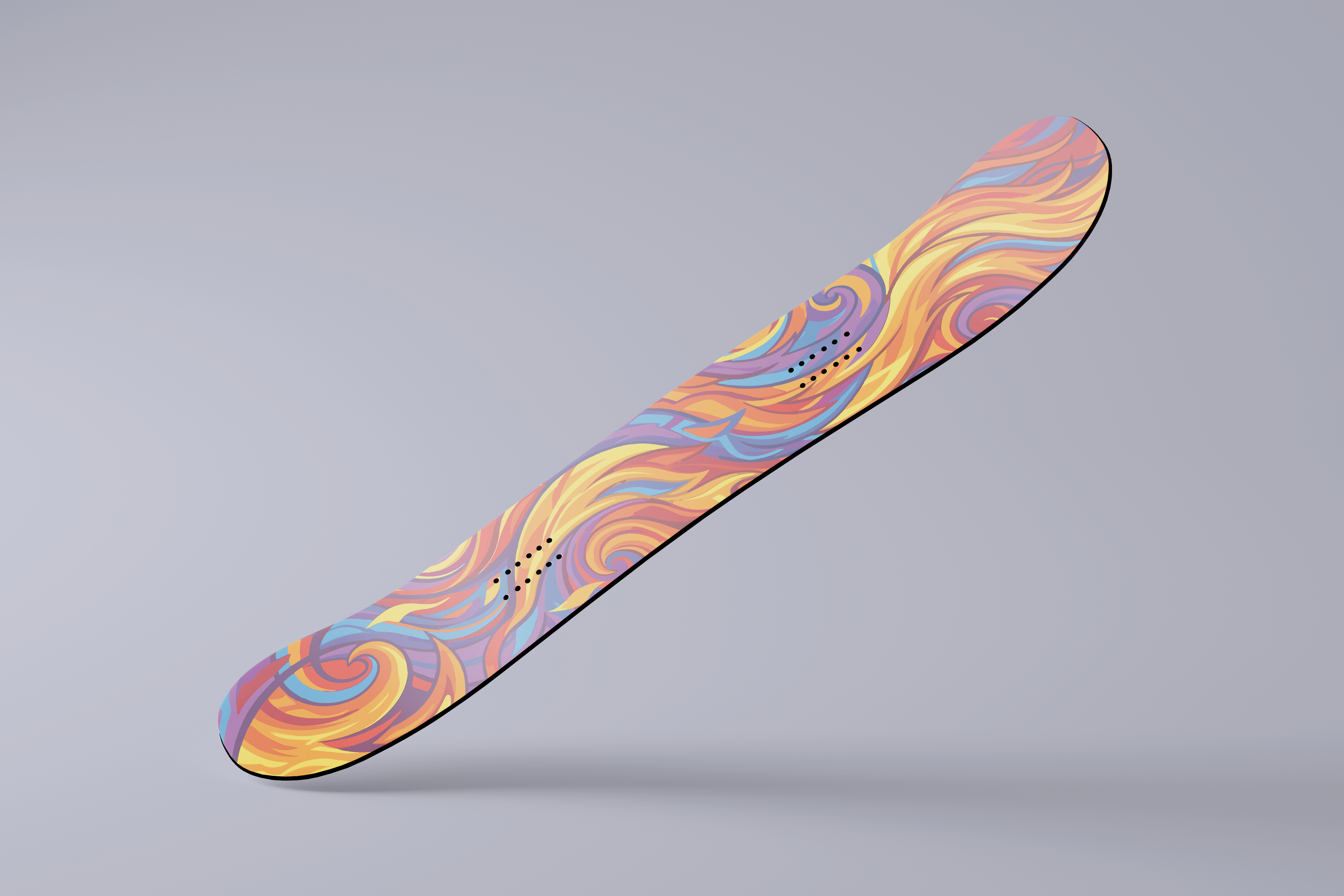The Fire - Snowboard-Wrap