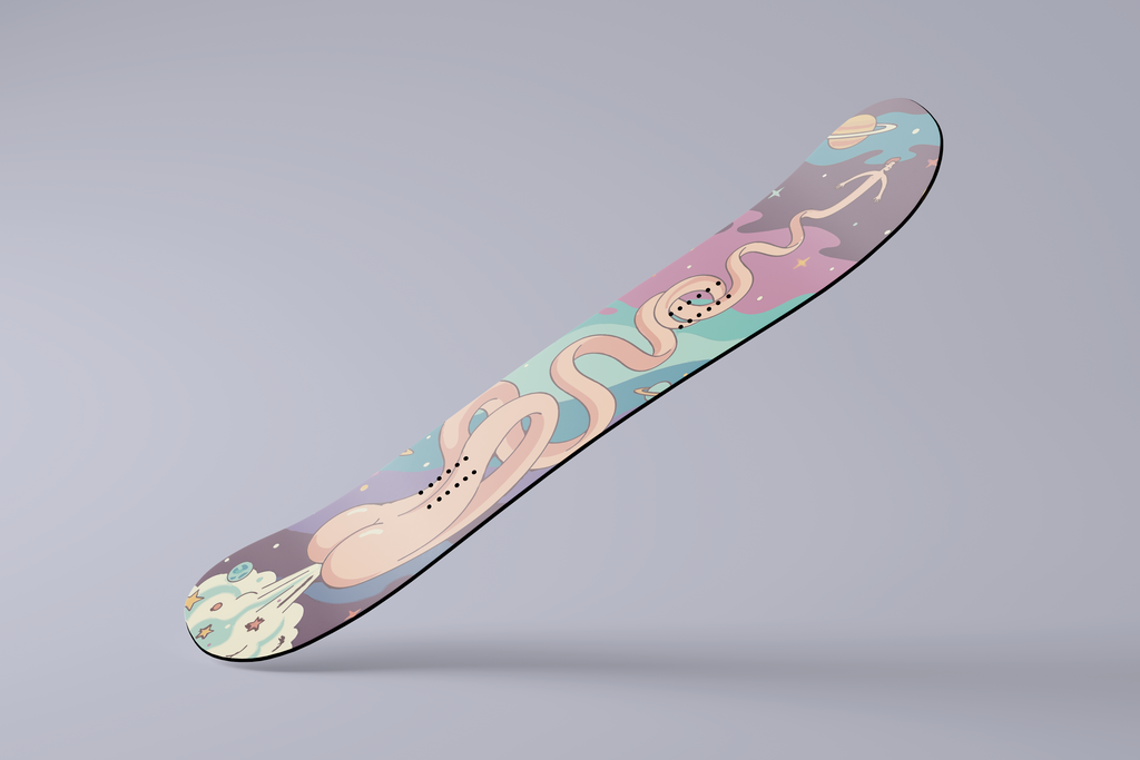 Space Fart Snowboard Folie - Wrap für dein Board