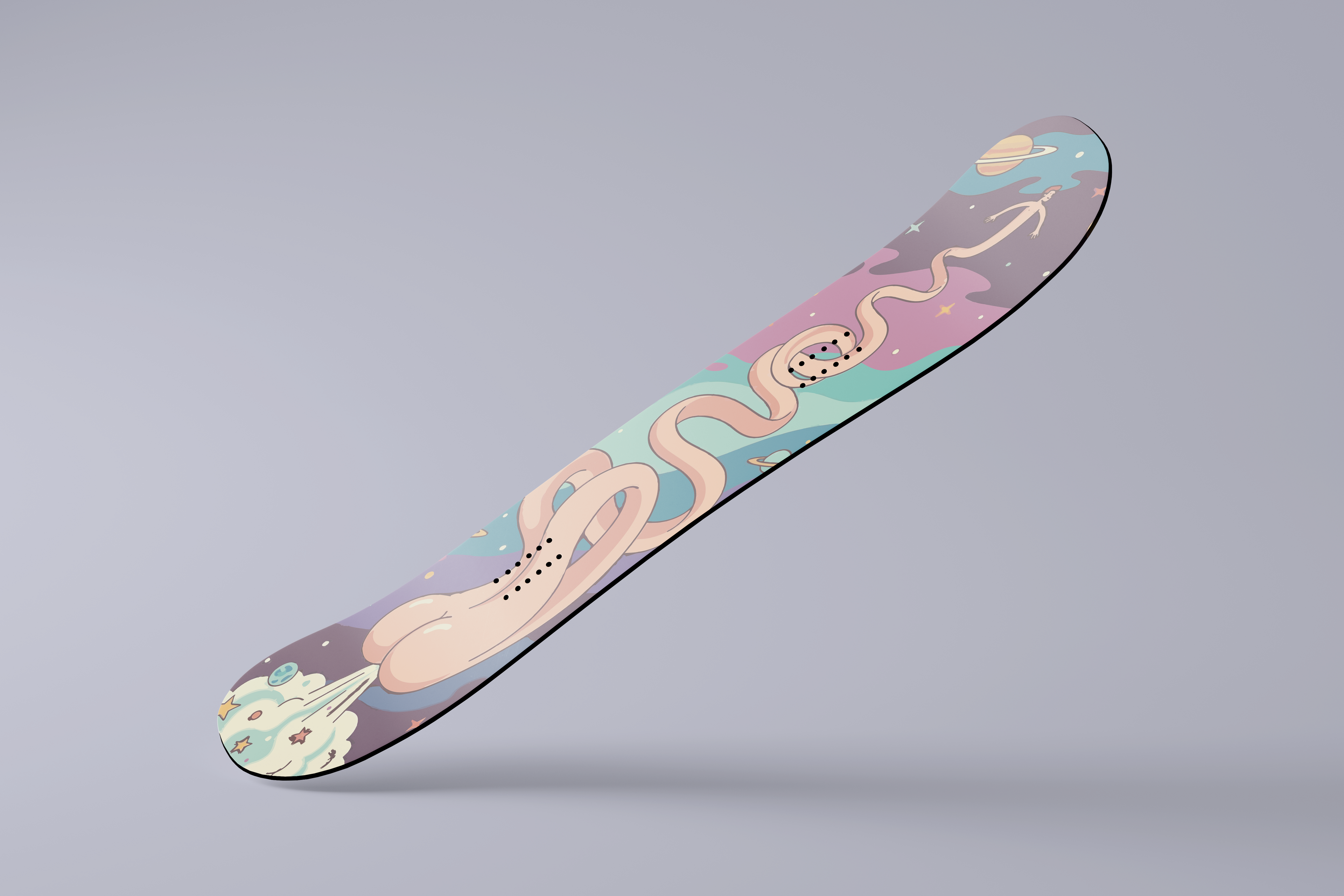 Space Fart - Snowboard-Wrap
