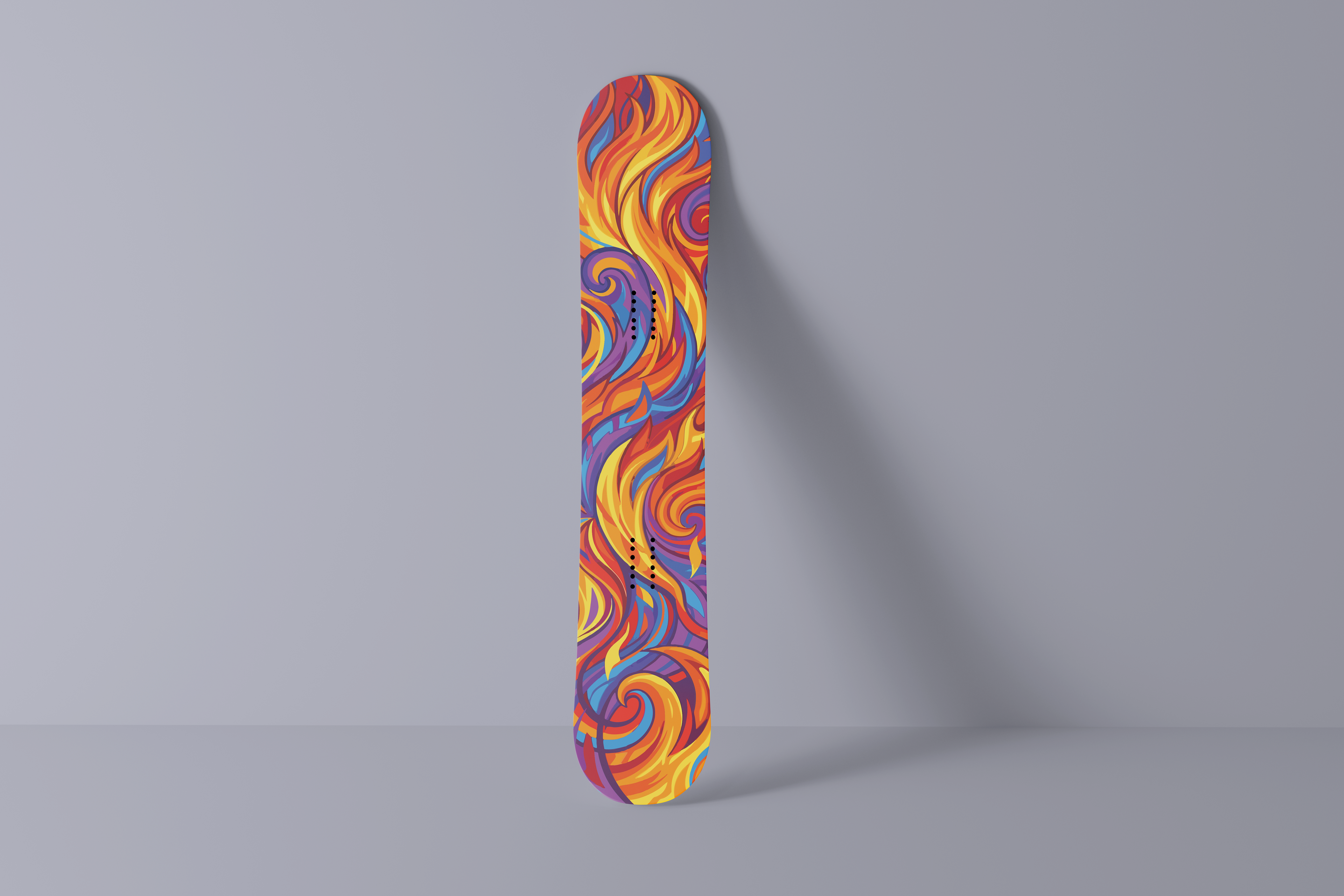 The Fire - Snowboard-Wrap