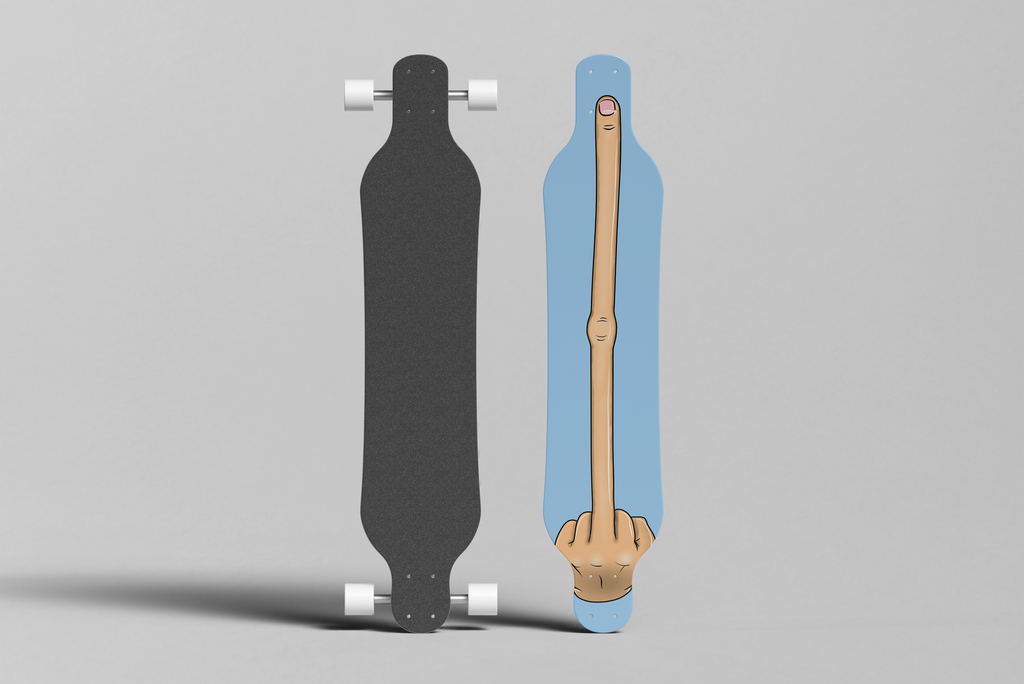 FlipOff Longboard Folie - Wrap für dein Deck