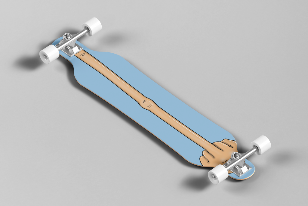 FlipOff Longboard Folie - Wrap für dein Deck