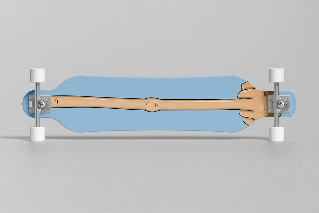 FlipOff Longboard Folie - Wrap für dein Deck
