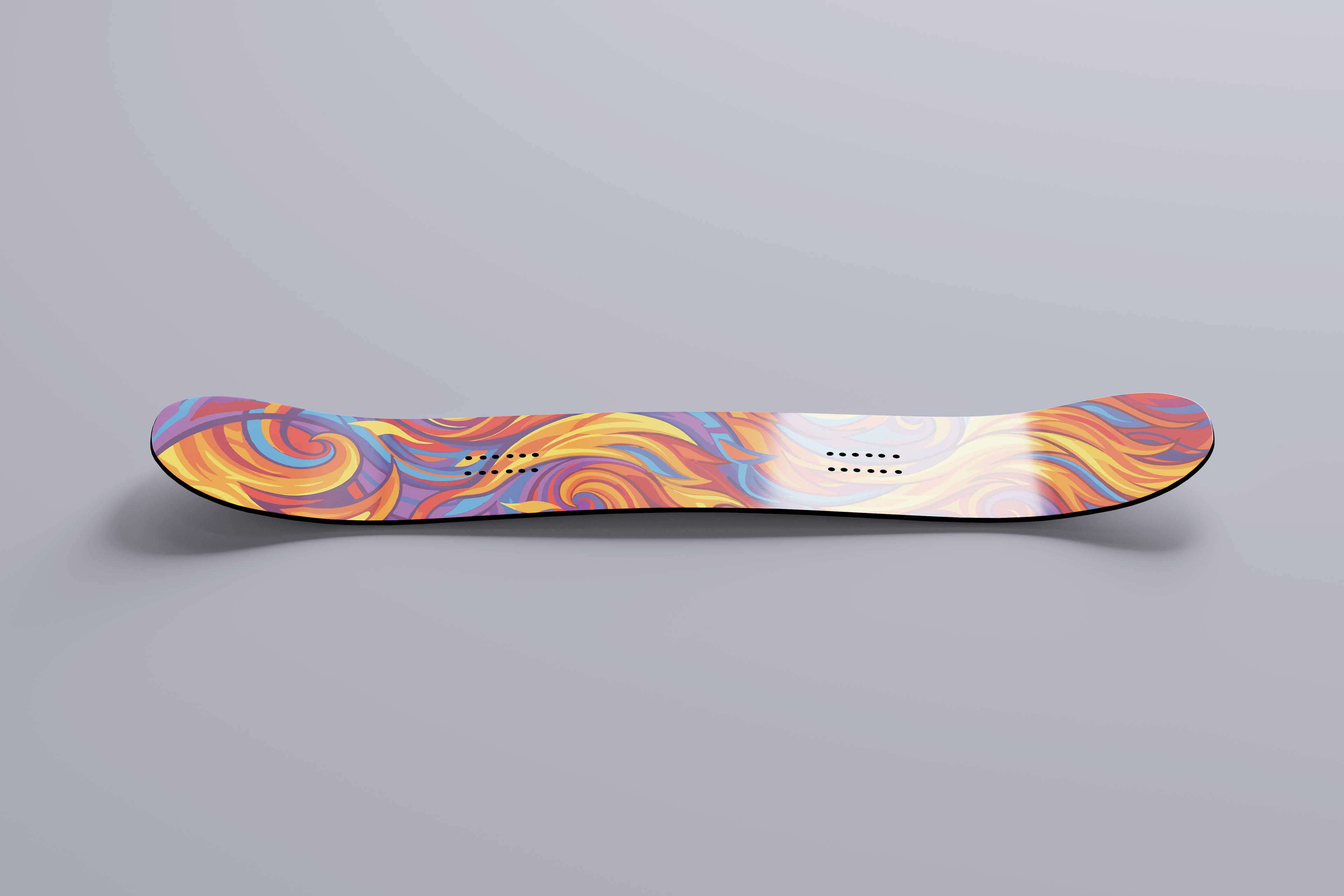 The Fire - Snowboard-Wrap