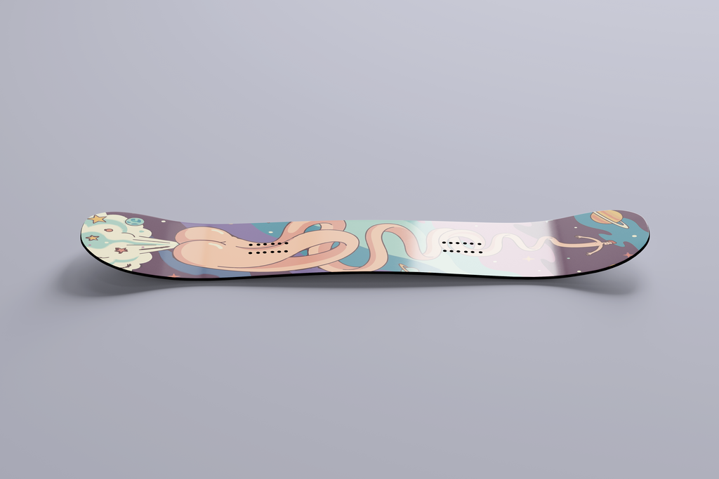 Space Fart Snowboard Folie - Wrap für dein Board