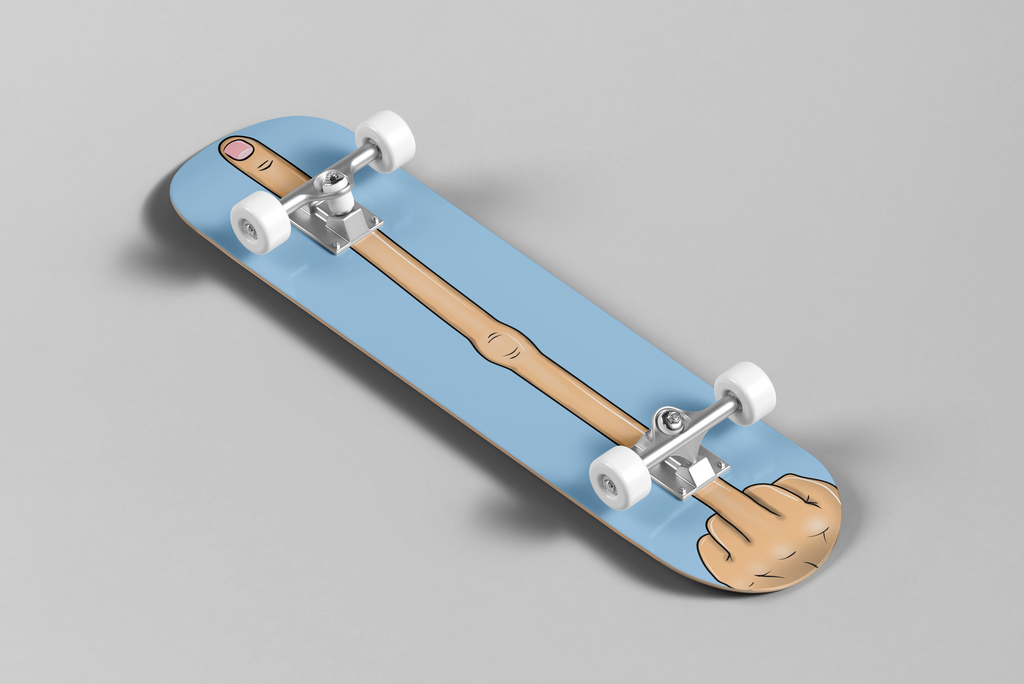 FlipOff Skateboard Folie - Wrap für dein Deck