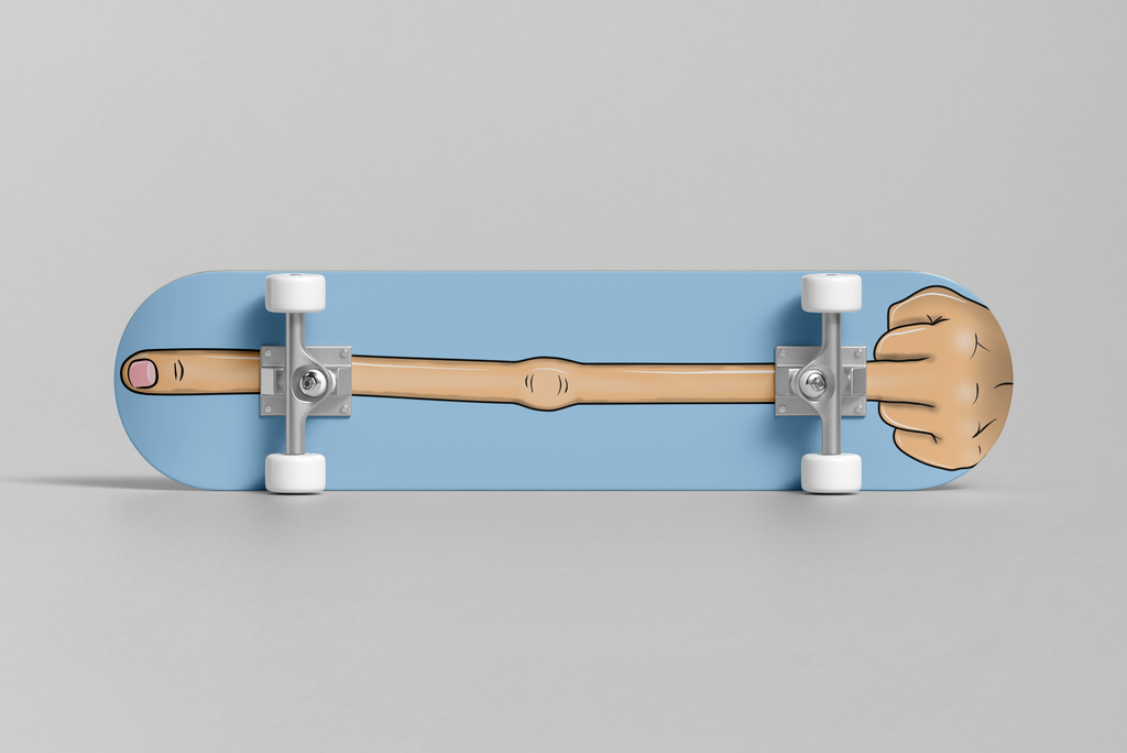 FlipOff Skateboard Folie - Wrap für dein Deck