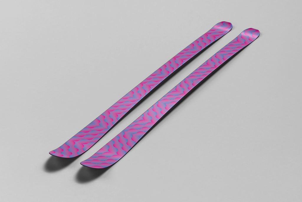 Purple Space Ski Folie - Wrap für deine Ski