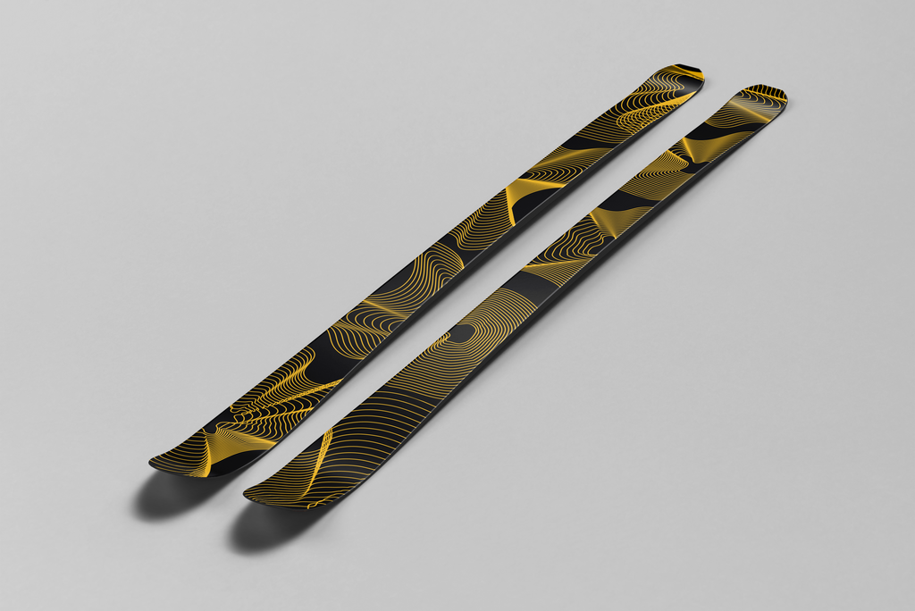 Wavey Ski Folie - Wrap für deine Ski