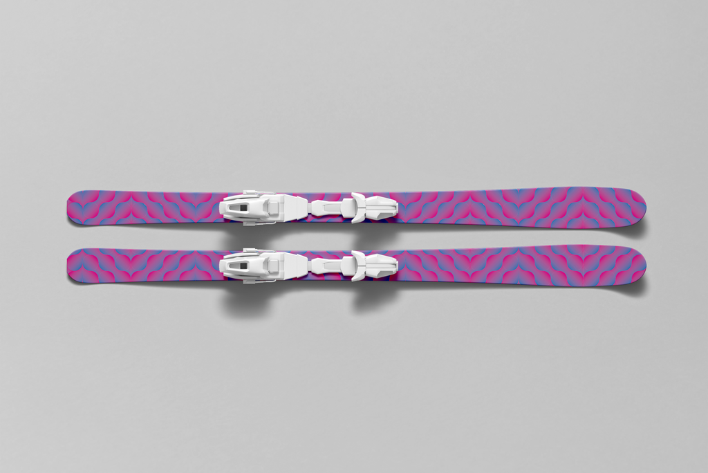 Purple Space Ski Folie - Wrap für deine Ski