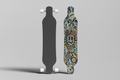 Trippy Smiley Longboard Folie - Wrap für dein Deck