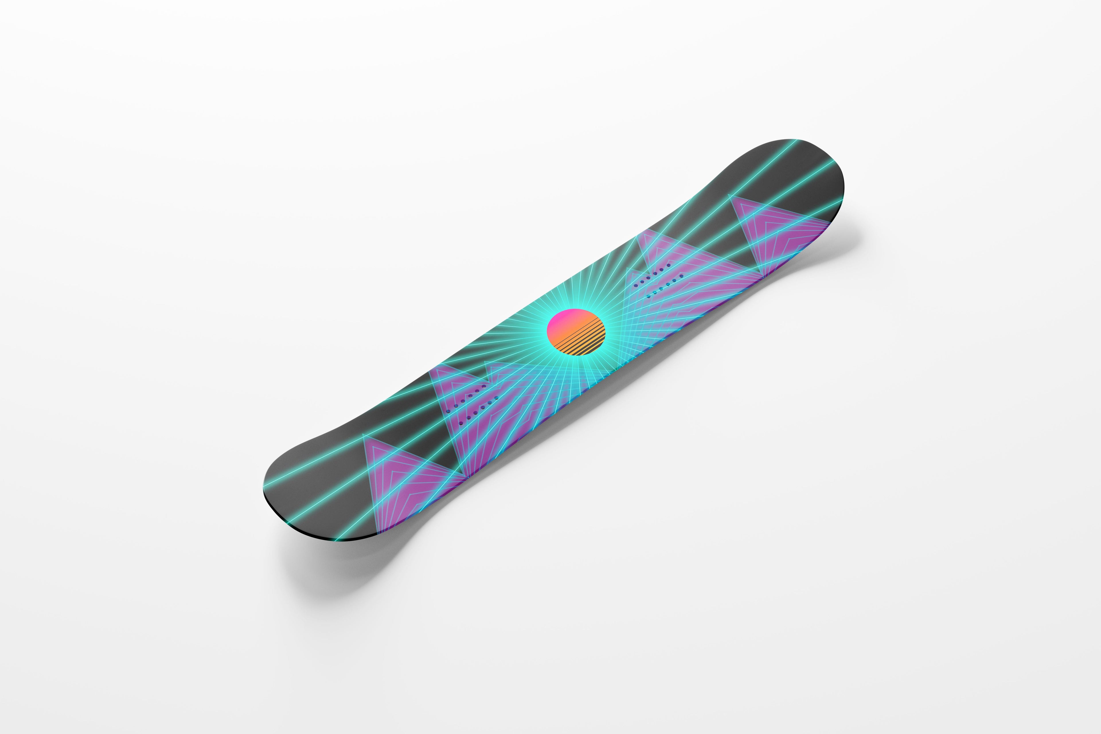Space Mountains - Snowboard-Wrap