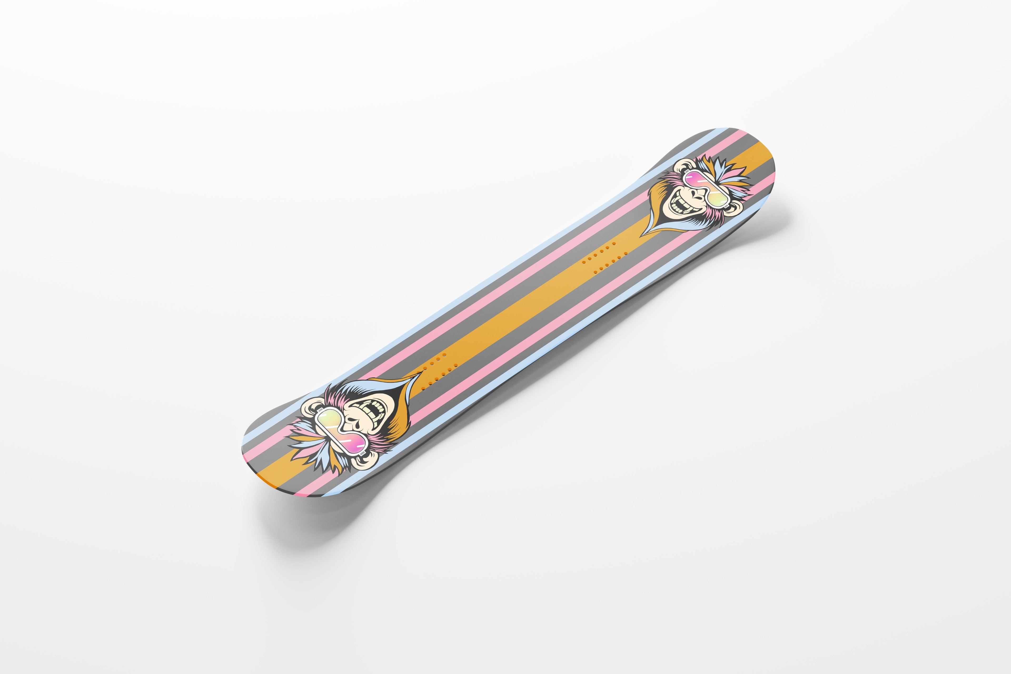 Monkey - Snowboard-Wrap