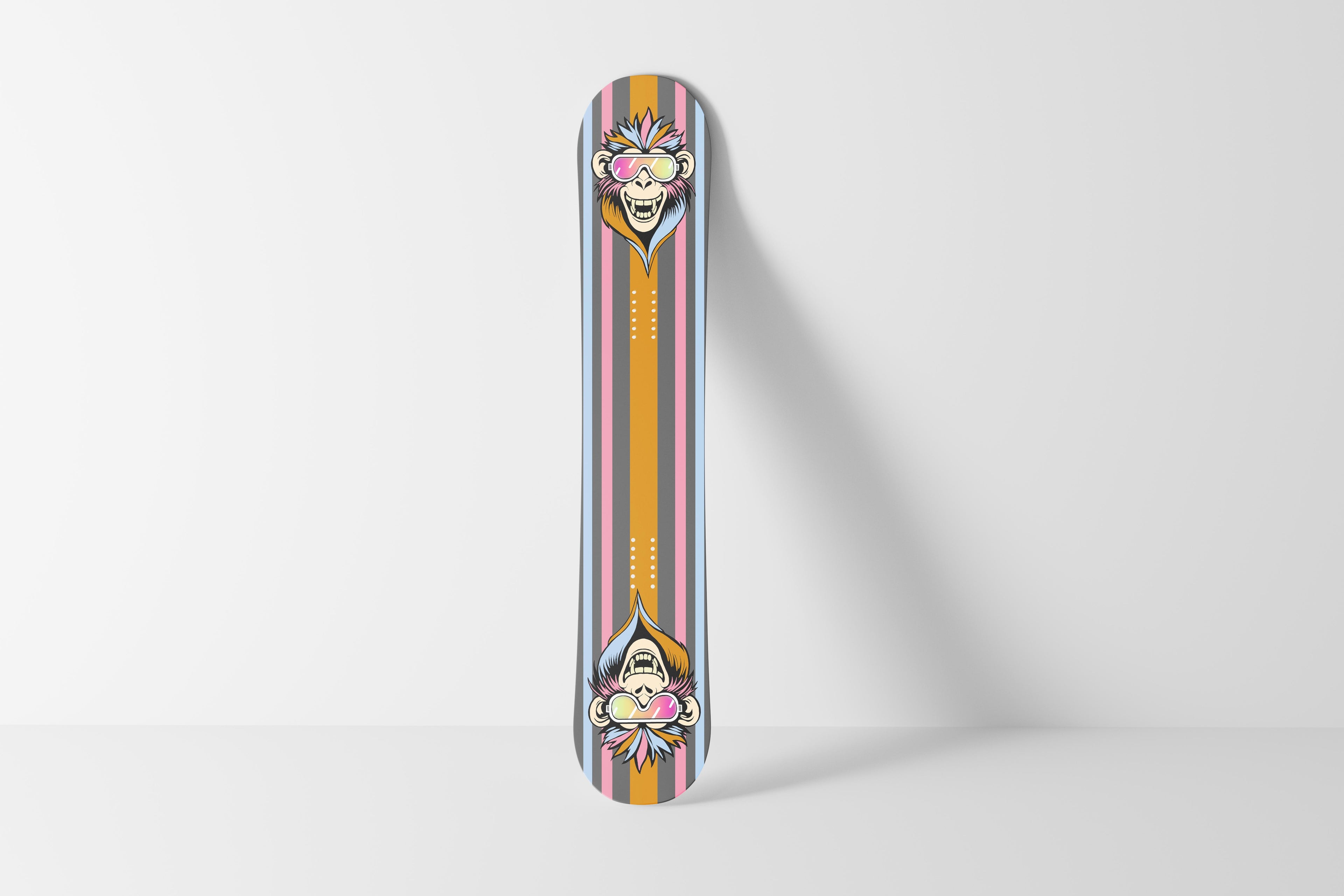 Monkey - Snowboard-Wrap